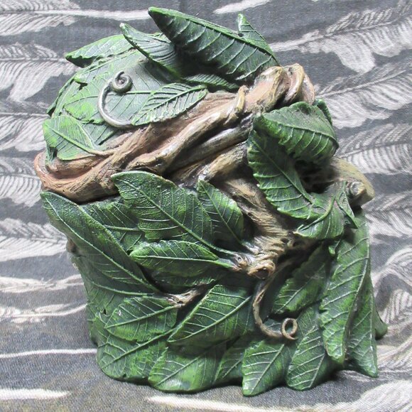 Nature Green Man Trinket Box/Stash Box - Picture 8 of 11